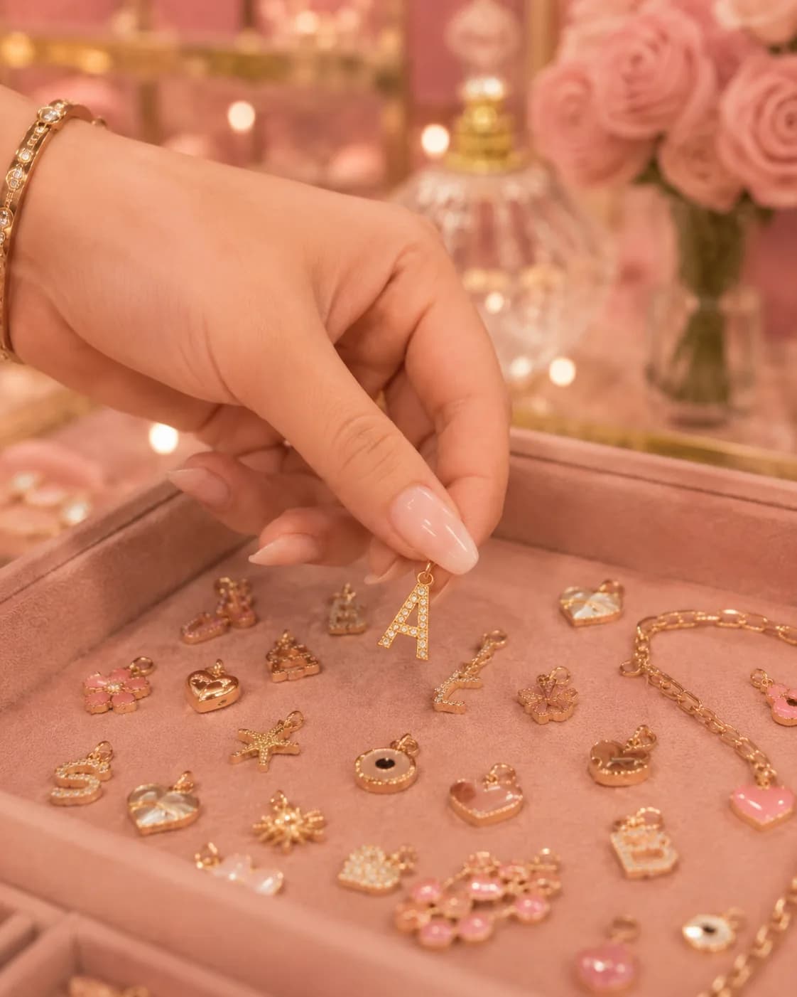 Charm lettre personnalise